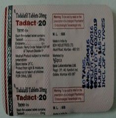 Tadact 20mg Tablet